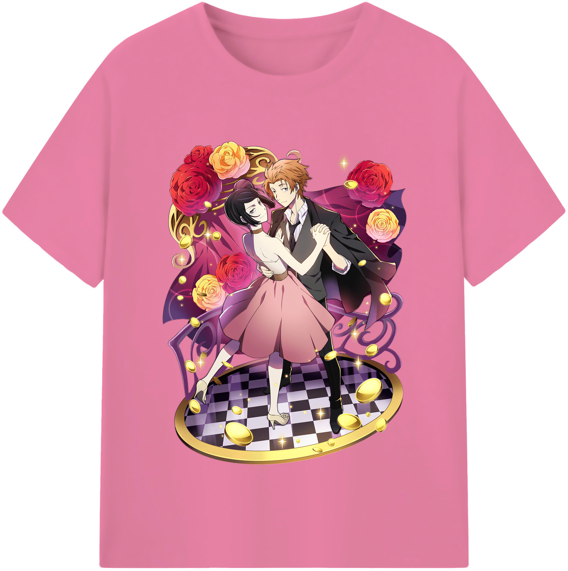 （画像用） 文豪ストレイドッグス Bungo Stray Dogs 綿100％半袖Tシャツ（フロントプリント）
